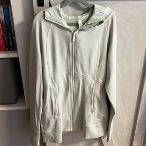 Lululemon zip up. Off white. Size 6.
